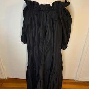 H&M Off Shoulder Black Dress